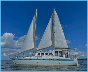 16m One Off staysail schooner liveaboard catamaran "Bi22" for sale in North Friesland.